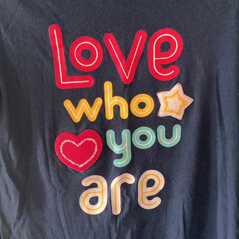 Wonder Nation | Girls Navy Blue Long Sleeve Shirt - Picture 2 of 3